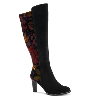 L'Artiste by Spring Step Women's Royals Fashion Boot, Black Multi, 9