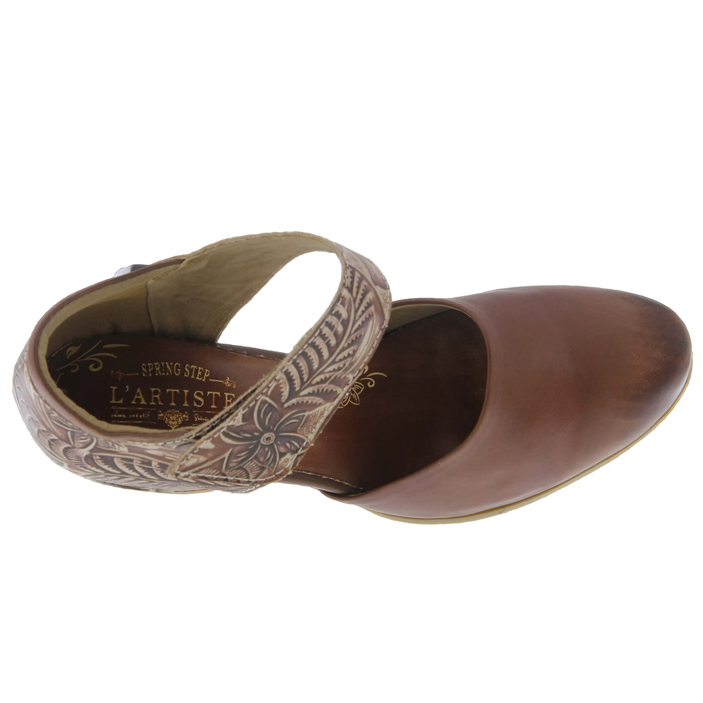 Spring Step L'Artiste Women's Toolie Mary Jane Shoe Brown EU 35 / US 5