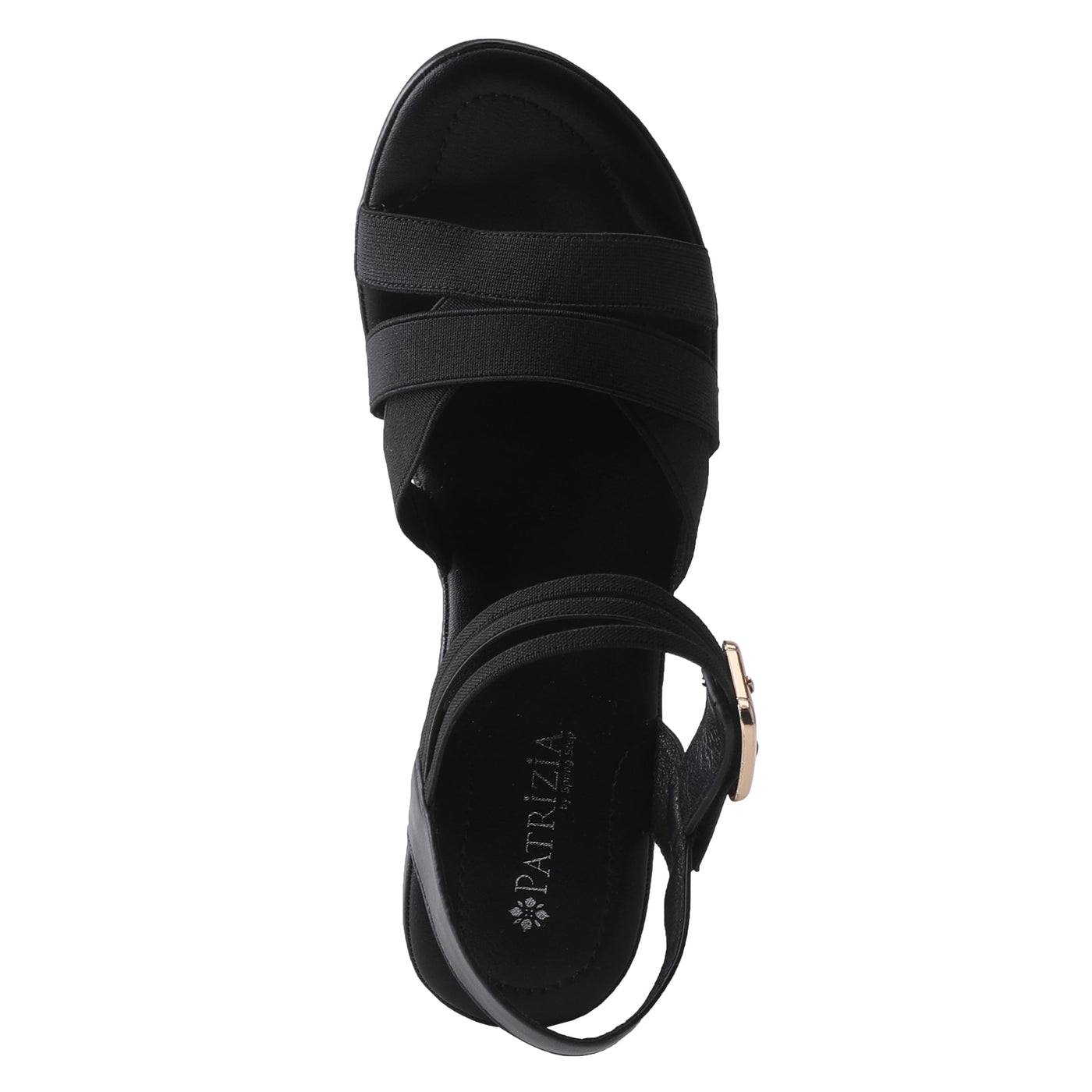PATRIZIA Women's Neesa-Stretch Slingback Sandal Black EU 36 / US 5.5-6