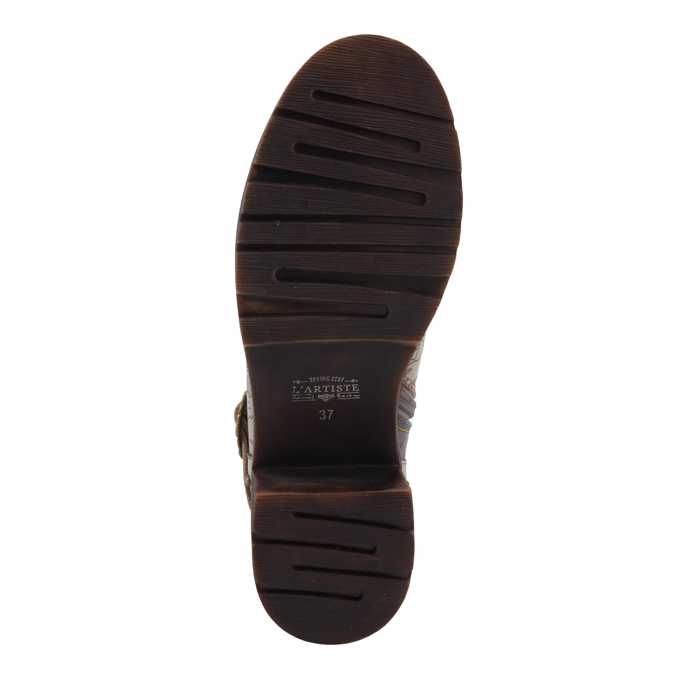 Spring Step L'Artiste Branchout Women's Floral Bootie - Handpainted & Printed Designs, Standout Statement Shoes Grey Multi EU 39 / US 8.5