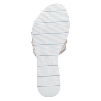 Spring Step Women's Lavona Slide Sandal Silver EU 37 / US 6.5-7