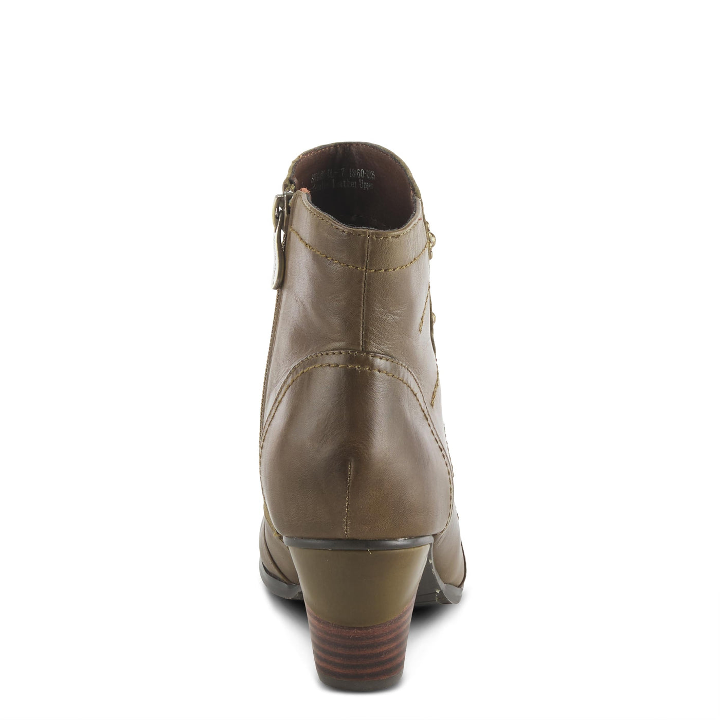 L’Artiste by Spring Step Women's Belgard Ankle Bootie, Olive Green, 40 EU/9 M US