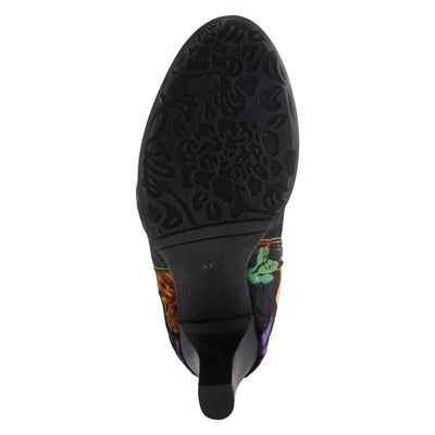 L'Artiste by Spring Step Women's Royals Fashion Boot, Black Multi, 7.5-8