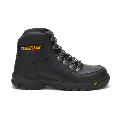 Cat Footwear Men's Outline Steel Toe Construction Boot, Black, 7.5