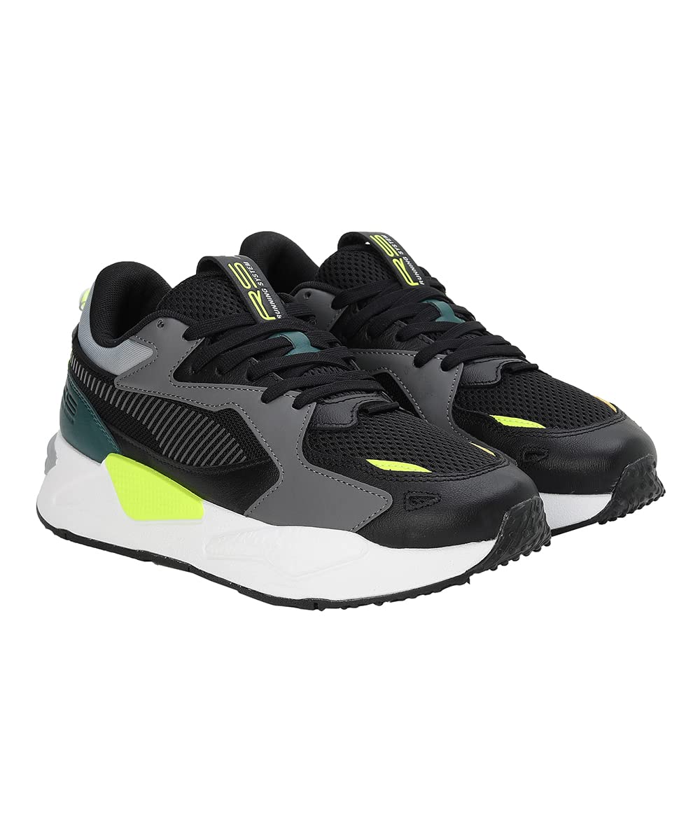 PUMA Unisex Sneaker, Black, 11.5 US Men