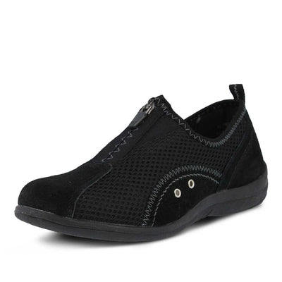 Spring Step Women's Racer Shoe, Black, 38 Medium EU (US 7.5-8 US)