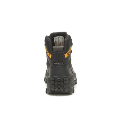 Caterpillar Invader Hiker Waterproof Composite Toe Work Boot Men Black