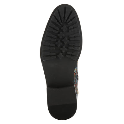 Spring Step L'Artiste Men's Berger Leather Bootie Blue Multi EU 44 / US 10.5-11