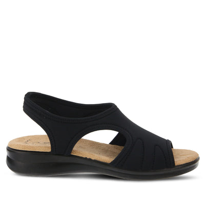 Spring Step Women's Nyaman Sandal, Black, 5.5-6