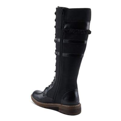 PATRIZIA Women's ALGERON Tall Boots with Sleek Design, Decorative Details, and Comfortable Fit Black EU 39 / US 8.5