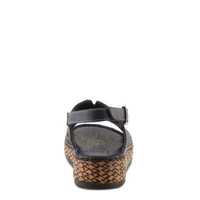 Spring Step Women's Cordero Sandal, Navy, 8.5