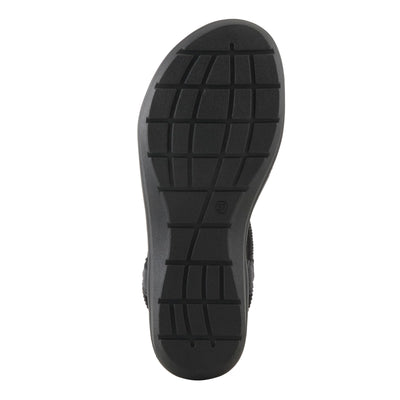 PATRIZIA Women's BIDDLE Slip-On Rhinestone-Embellished Sandals - Microsuede Upper, Cushioned Insole, and Elegant Design BLACK EU 39 / US 8.5