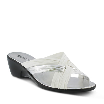PATRIZIA Women's Apricot Slide Wedge Sandal White EU 39/8.5