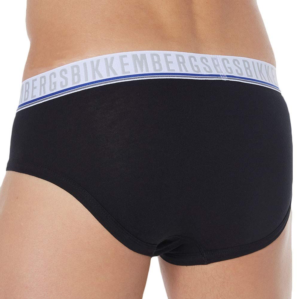 Bikkembergs 3-Pack Stretch Cotton 318 Briefs Black
