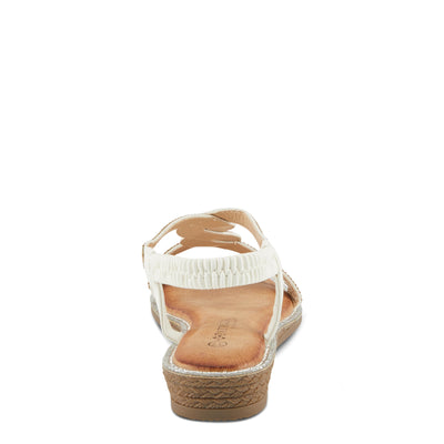 PATRIZIA Women's INVITE Flat Sandals White EU 40 / US 9