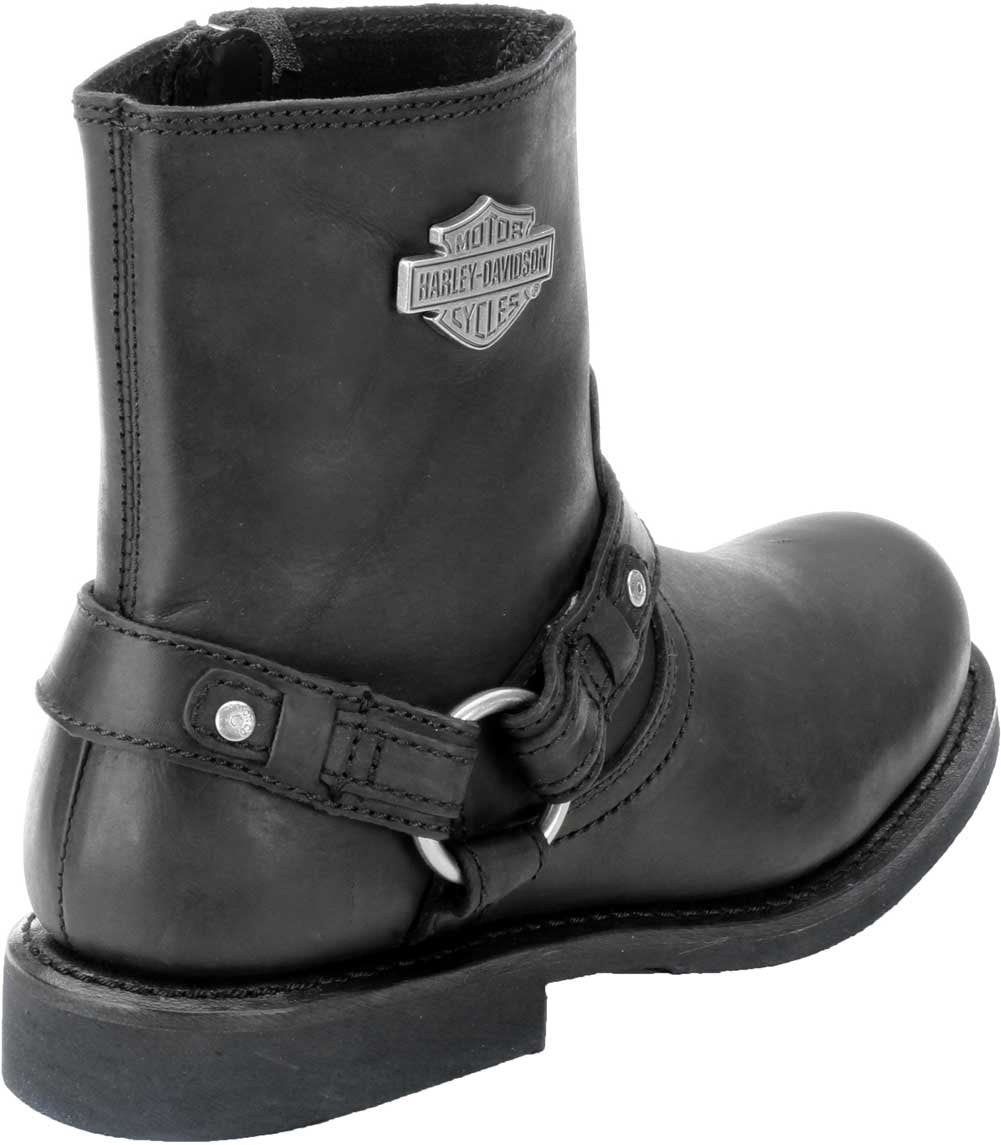 HARLEY-DAVIDSON FOOTWEAR Men's Scout Leather Motorcycle Harness Casual Boot, Black, 10.5