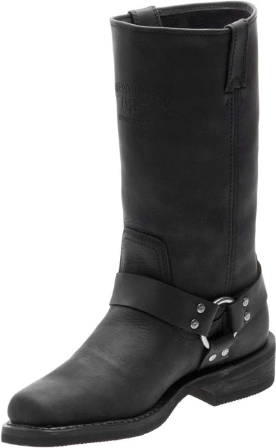 Harley-Davidson Men's Bowden Motorcycle Boot, Black, 8.5 Wide US