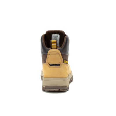 Cat Footwear Men's Work Construction Boot, Honey Reset, 9.5 Wide