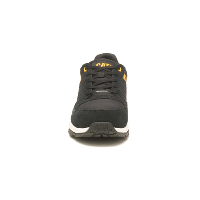 Cat Footwear Men's Venward Composite Toe Industrial Shoe, Black/CAT Yellow, 10.5