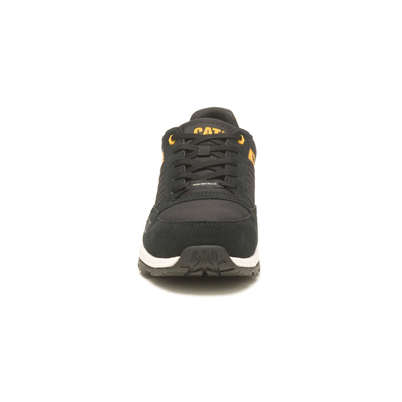 Cat Footwear Men's Venward Composite Toe Industrial Shoe, Black/CAT Yellow, 11