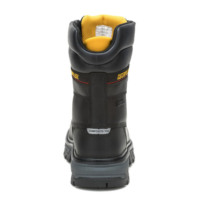 Caterpillar Men's Colorado Equip 8" Waterproof Composite Toe Ankle Boot, Black, 9.5