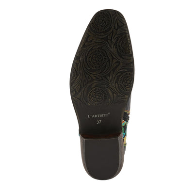 Spring Step L'Artiste Women's Rodeoqueen Leather Tall Boot Black Multi EU 40 / US 9