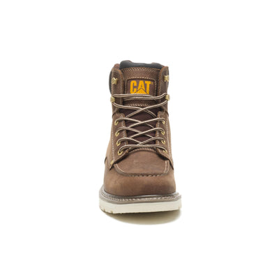 Cat Footwear Men's Calibrate Construction Boot, Khaki, 8