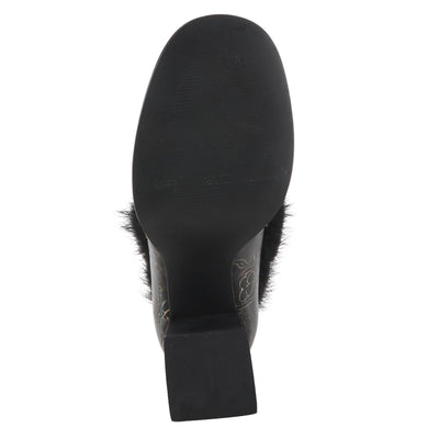 Spring Step L'Artiste Women's Tancy Leather Heel Black Multi EU 41 / US 9.5-10