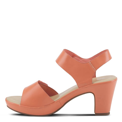PATRIZIA Spring Step Dade Sandals for Women - Ladies Casual Platform Sandal with Hook and Loop - Slip-On Womens Sandals for Any Event - Peach EU 40 / US 9