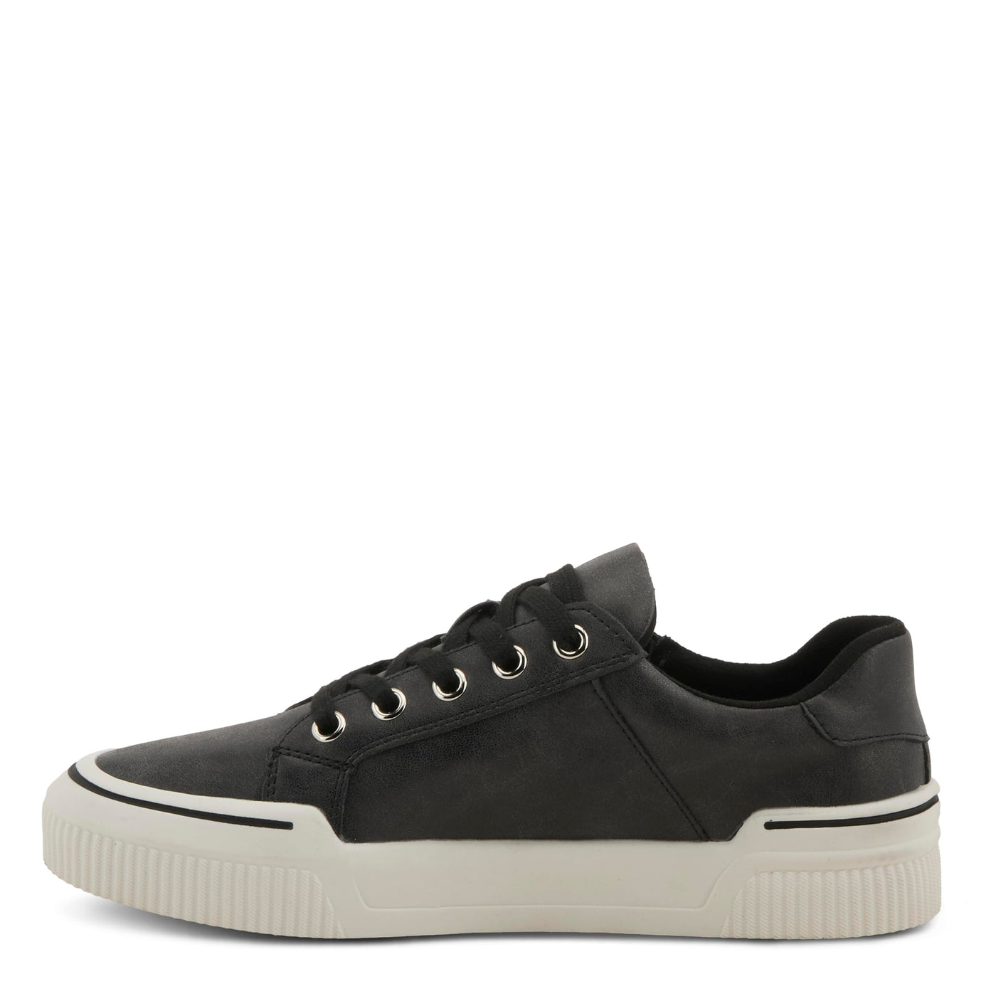PATRIZIA Women's DARAH Fashion Sneakers with Functional Zipper, Lace Keeper, and Comfortable Fit