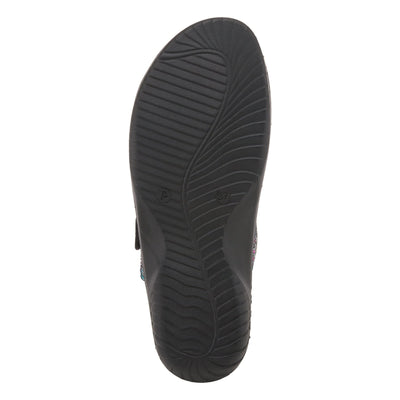 Flexus Women's Acamar-Flora Slingback Sandal Black Multi EU 40 / US 9