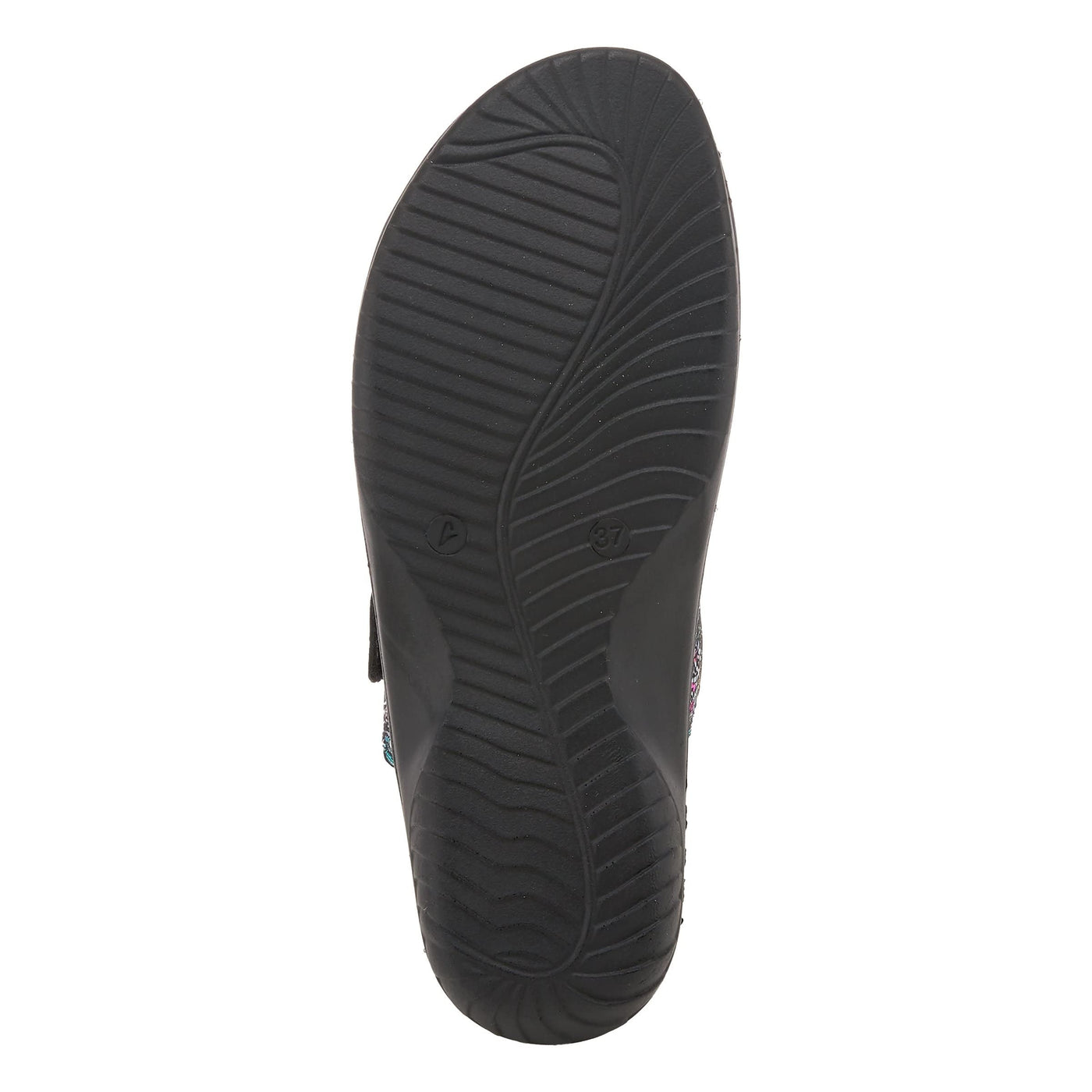 Flexus Women's Acamar-Flora Slingback Sandal Black Multi EU 40 / US 9