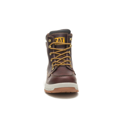CAT Footwear Men's Waterproof Construction Boot, Impact Wp Friar Brown, 9.5