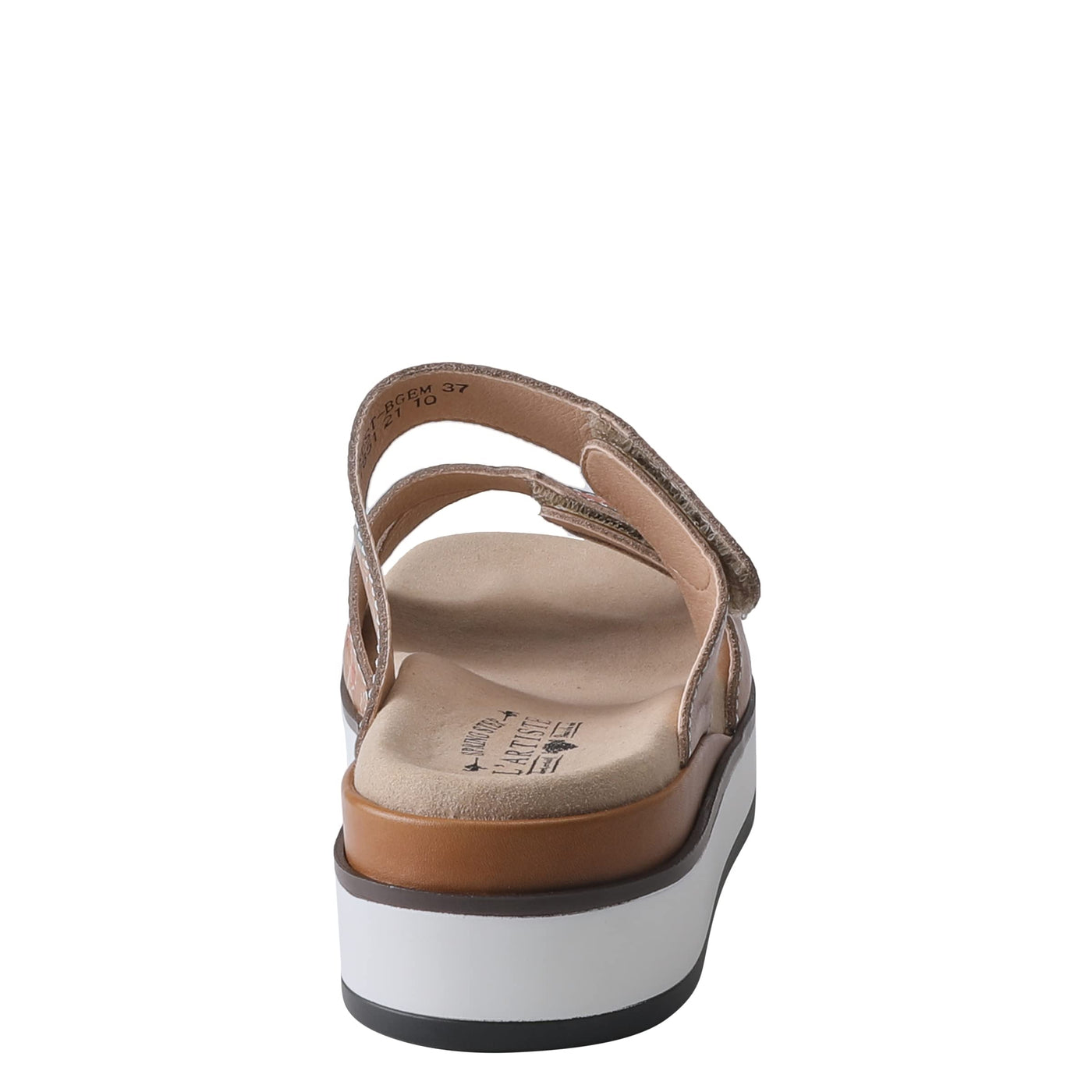 Spring Step L'Artiste Women's Dearest Slide Sandal Beige Multi EU 36 / US 5.5-6