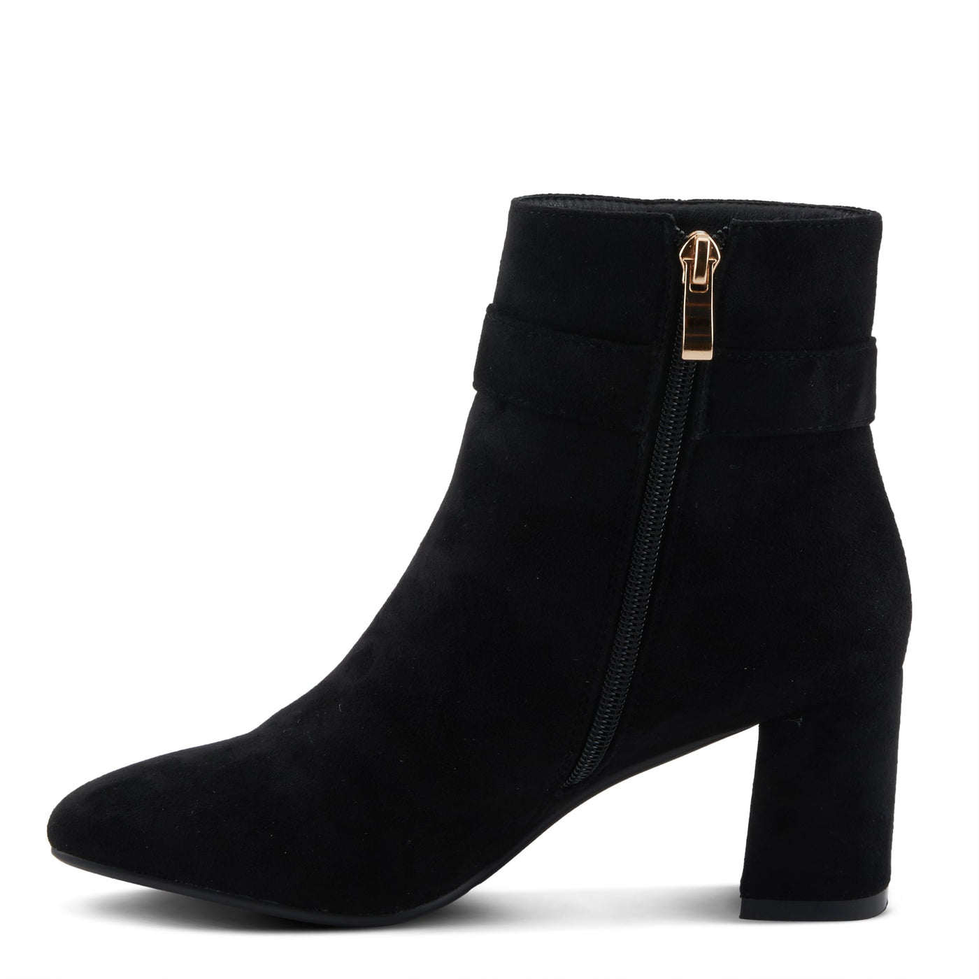 PATRIZIA Women's Tanwyn Classical Boots with Jeweled Ornament and Chunky Heels Black EU 39 / US 8.5