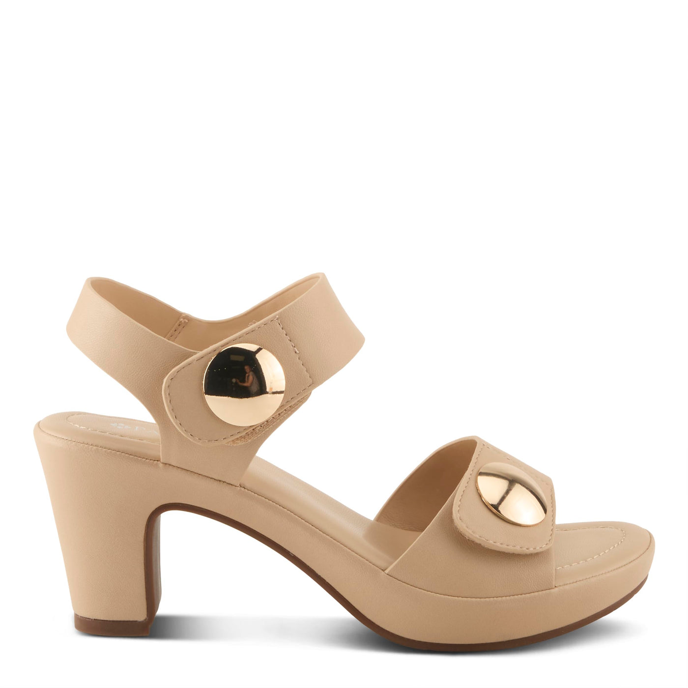 PATRIZIA Spring Step Dade Sandals for Women - Ladies Casual Platform Sandal with Hook and Loop - Slip-On Womens Sandals for Any Event