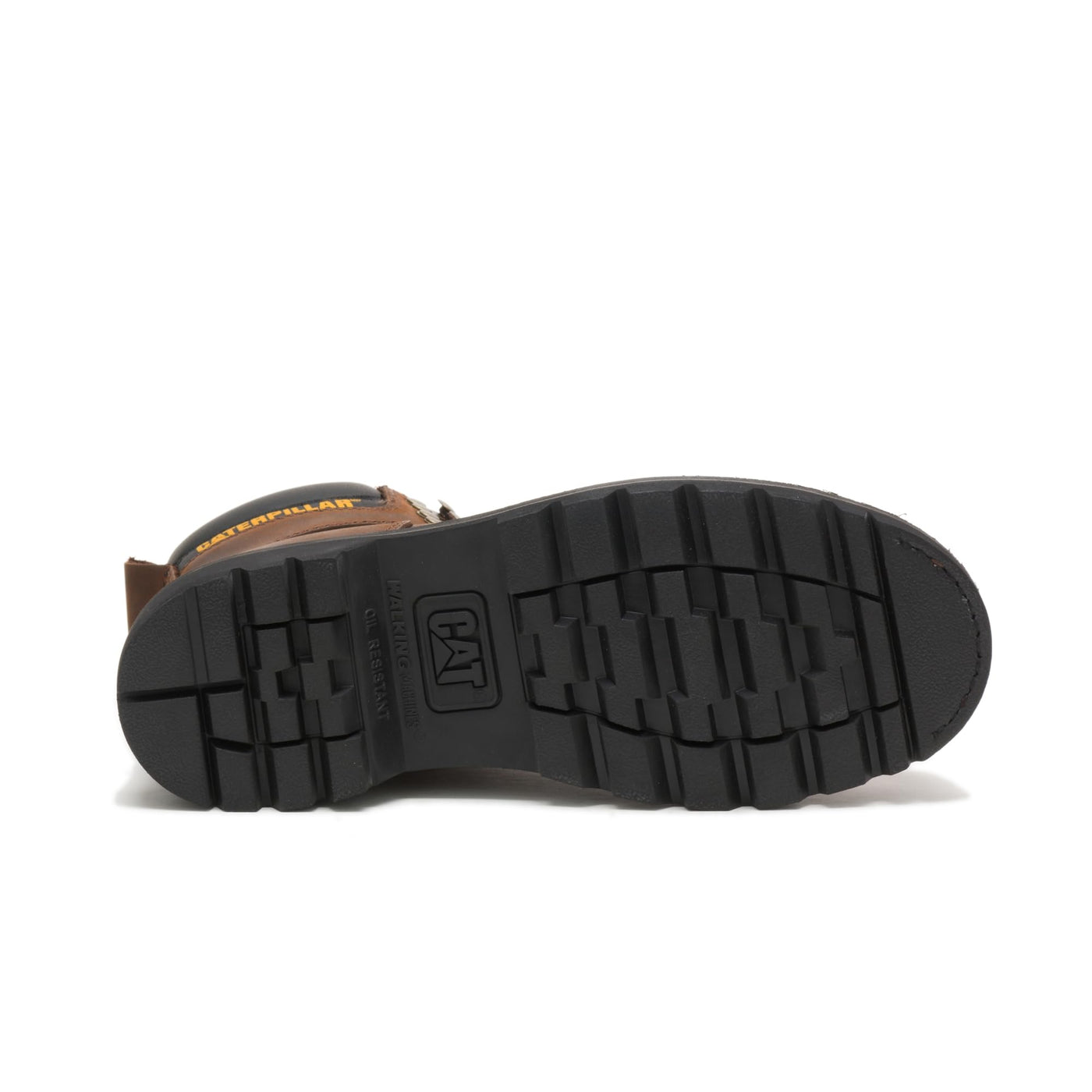 Cat Footwear mens Second Shift Steel Toe Work Boot, Dark Brown, 8.5 US