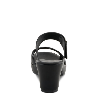 PATRIZIA Women's SCALAN Crystal-Adoed Slide Sandals Black EU 41 / US 9.5-10