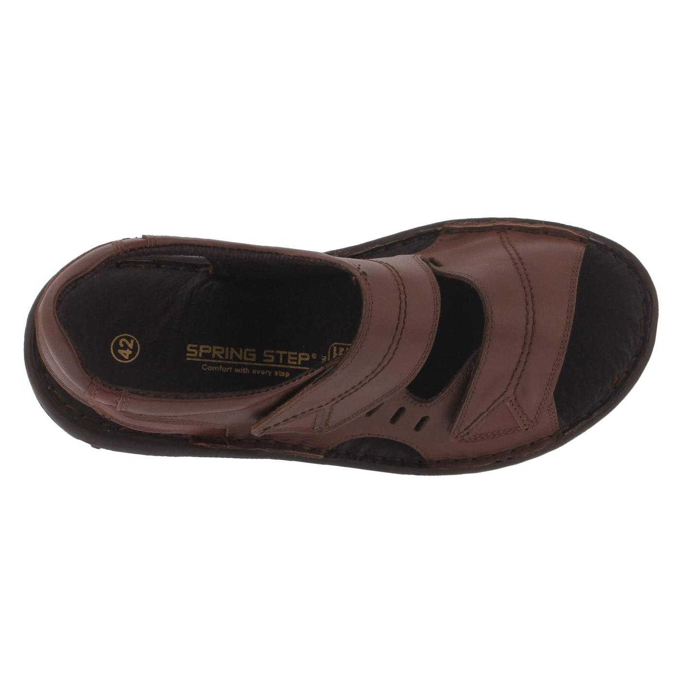 Spring Step Men's Diro Slingback Sandal Brown EU 44 / US 10.5-11