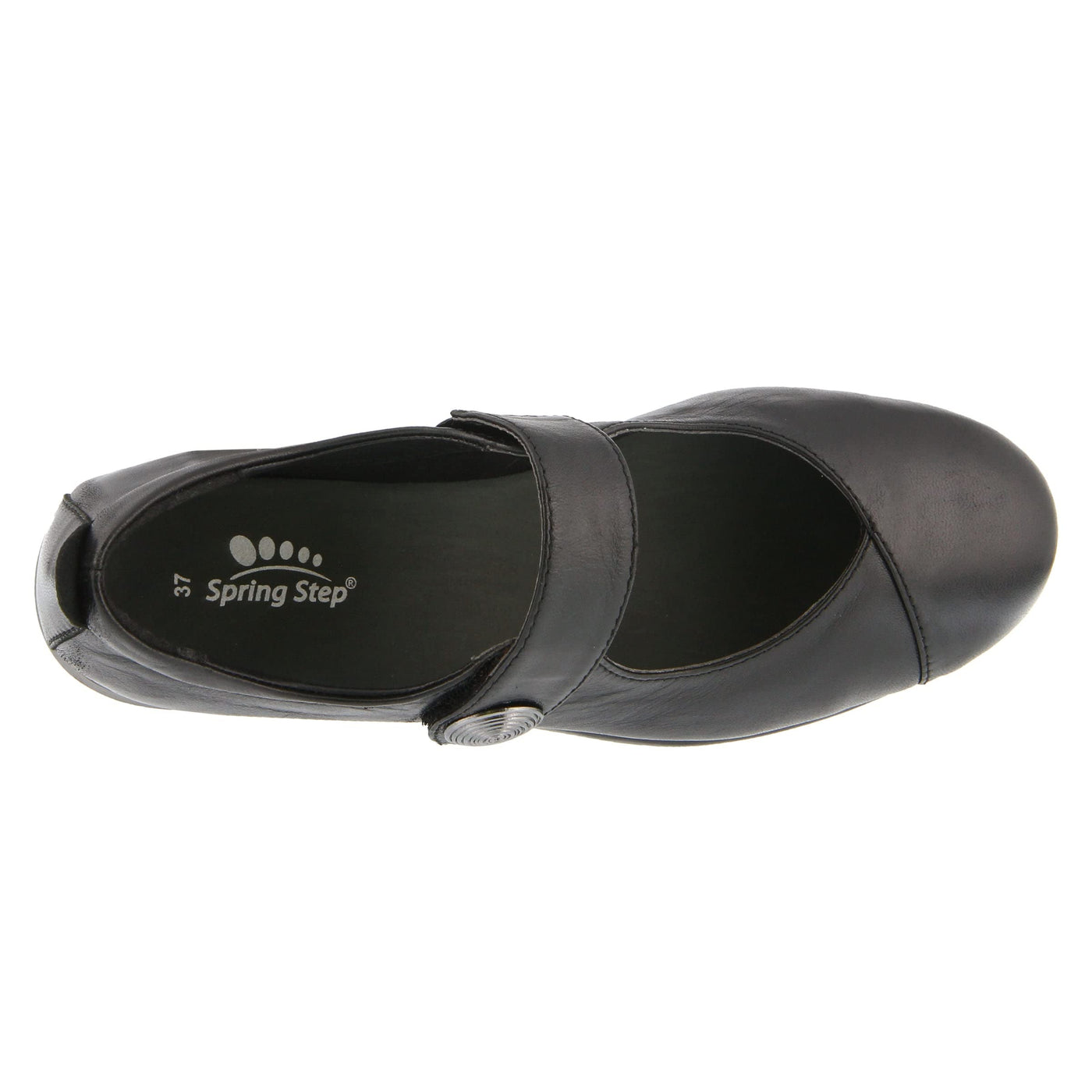 Spring Step Women's Zemira Mary Jane Shoe Black EU 37 / US 6.5-7