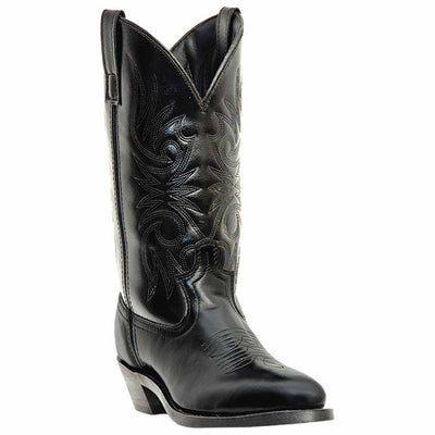 Laredo Mens Paris Round Toe Casual Boots Mid Calf - Black - Size 12 D_M