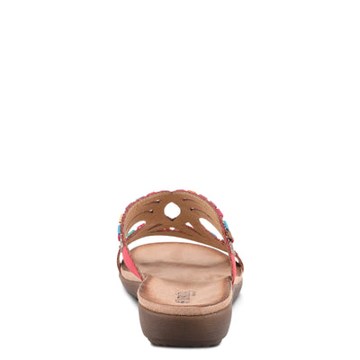 PATRIZIA Women's Twirling Slide Sandal Red EU 39 / US 8.5