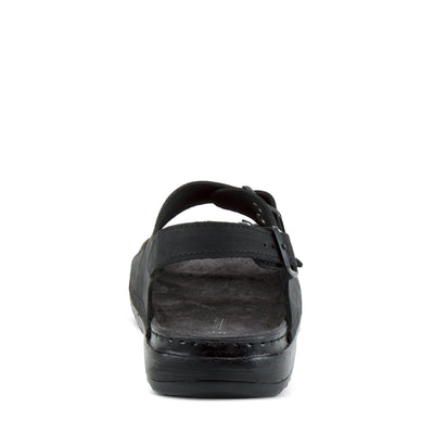 Spring Step Men's Spiro Slingback Shoe Black Nubuck EU 44 / US 10.5-11