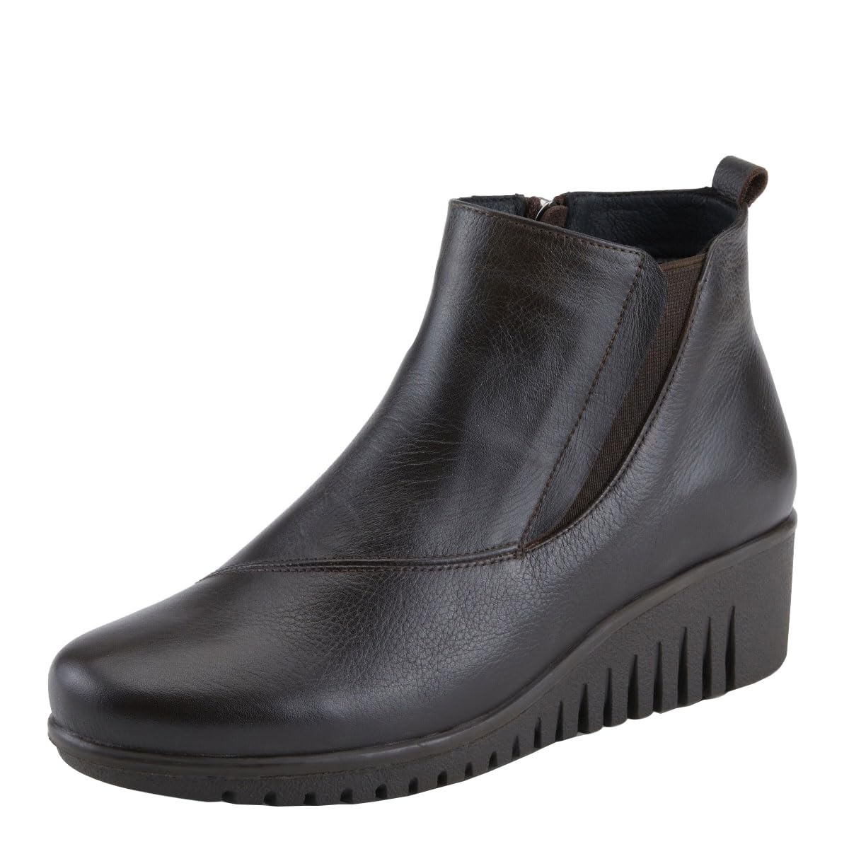 Spring Step Women's Aaronela Leather Bootie Brown EU 39 / US 8.5