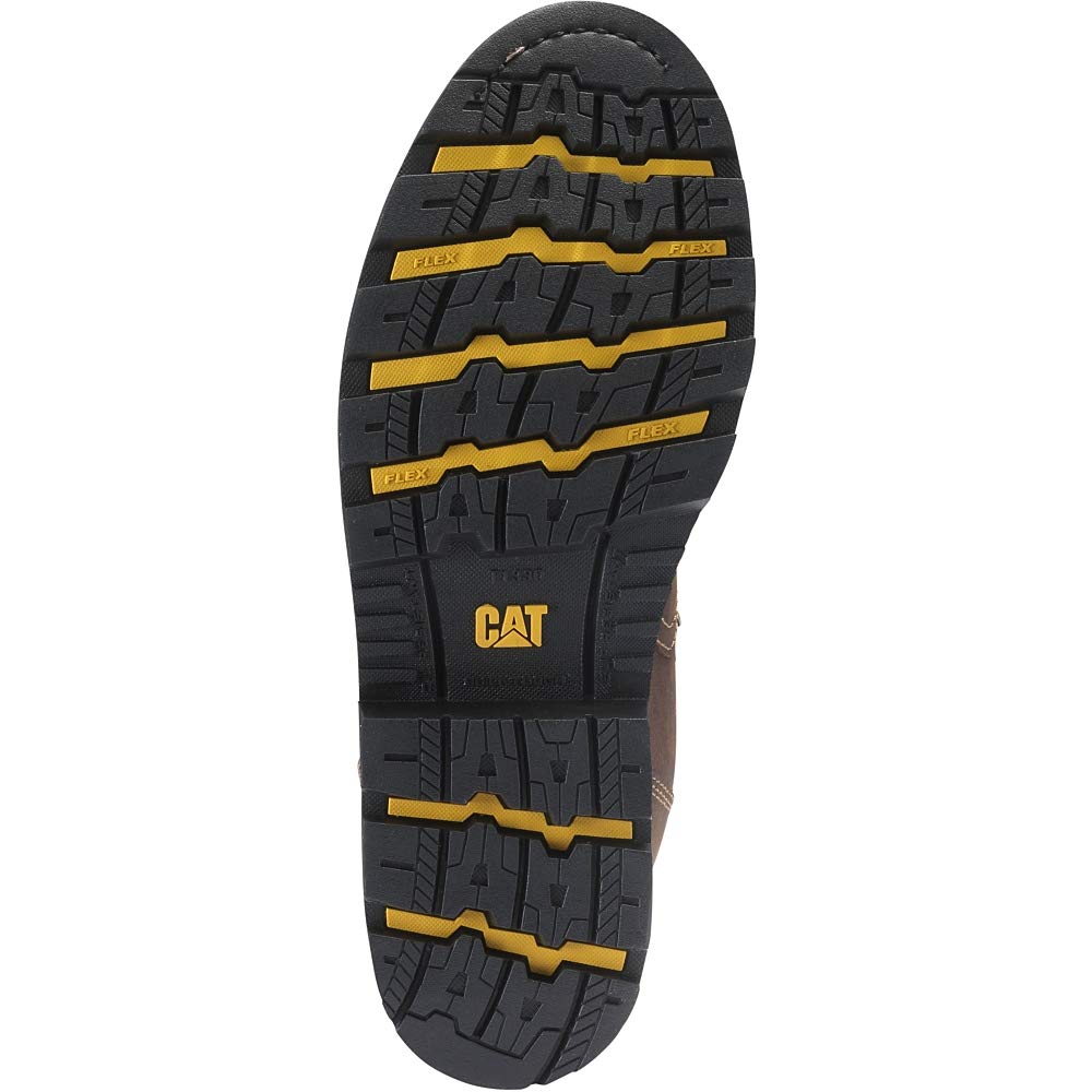 Cat Footwear Men's Alaska 2.0 8" WP TX ST Construction Boot, Walnut, 11