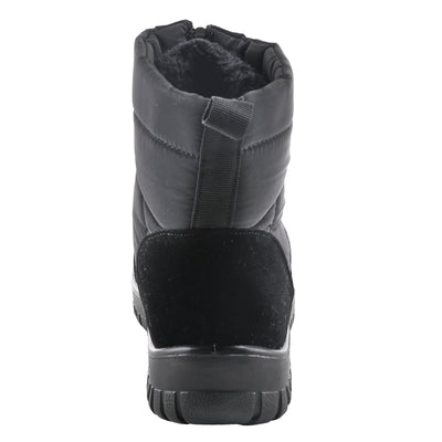 Flexus Spring Step Lakeeffect Boots for Women - Waterproof Ladies Boots with Front Zipper Closure - Women's Snow Boots for Winter - Black Boots EU 38 / US 7.5-8