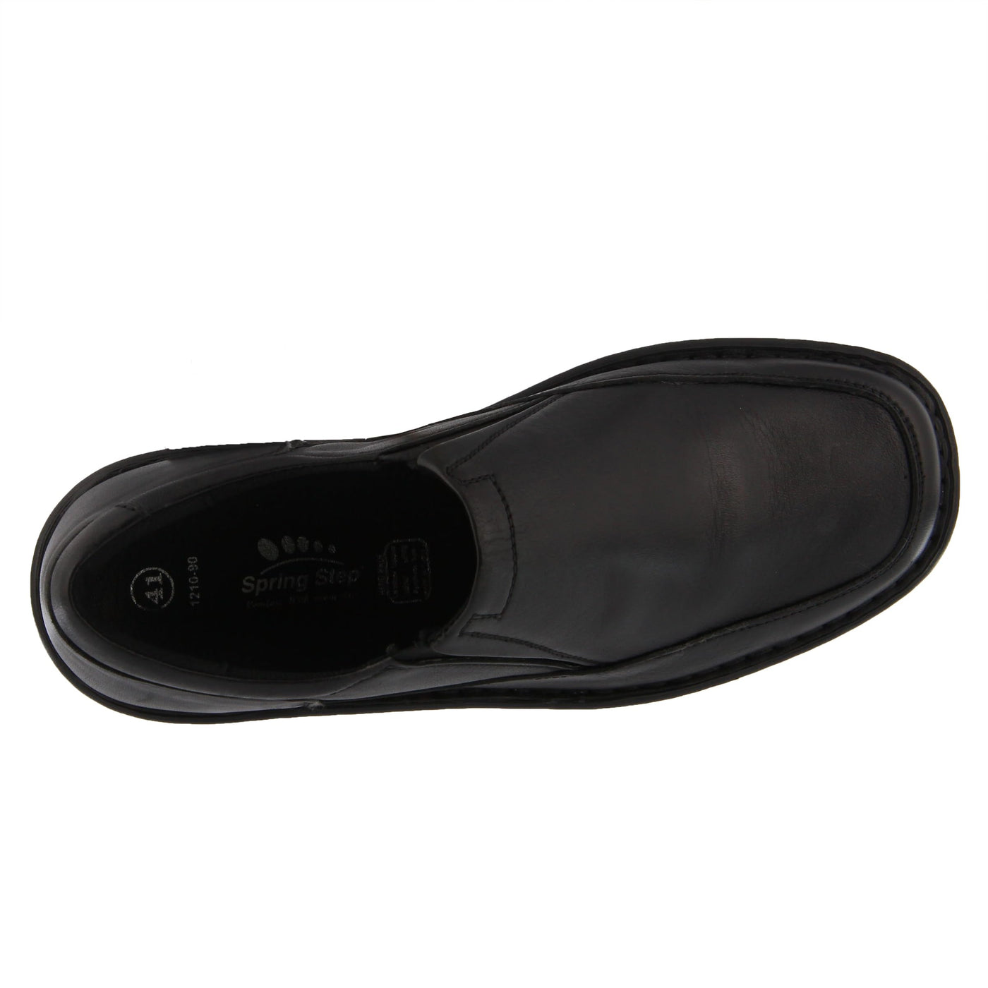 Spring Step mens Enzo Loafer Flat, Black, 9.5-10 US
