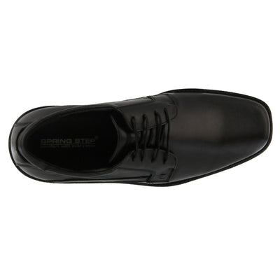 Spring Step Men's Matt Lace-Up Shoe Black EU 39 / US 6-6.5