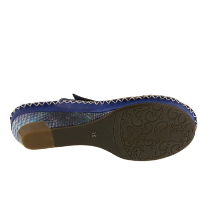 Spring Step L'Artiste Women's Vardi Slide Sandal Blue EU 36 / US 5.5-6