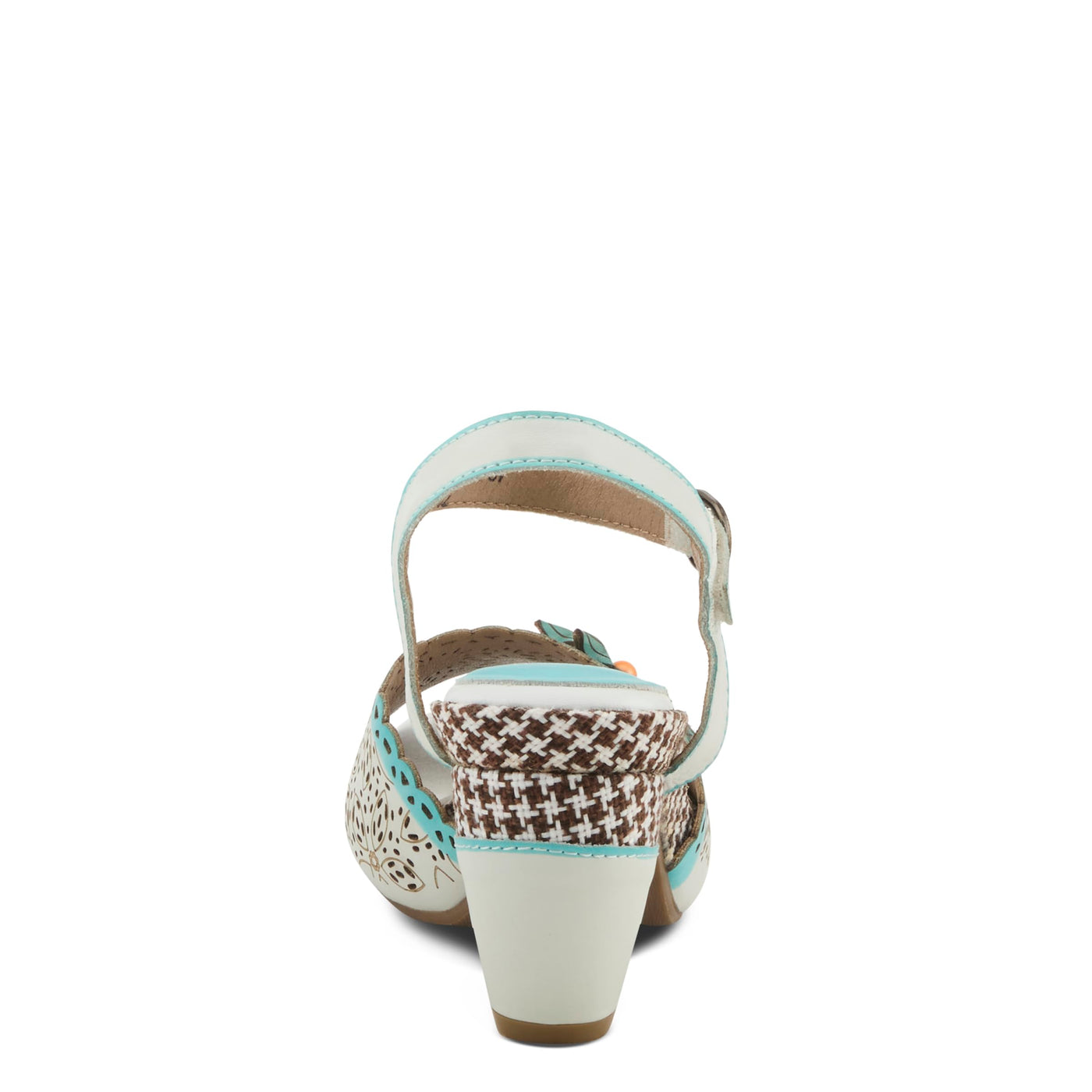 L'Artiste by Spring Step Women's Miabella Sandal, White Multi, 7.5-8